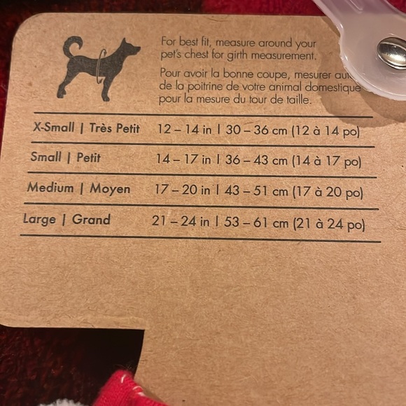 Pup Crew Dog Clothes Pajamas Size XS - Picture 2 of 5